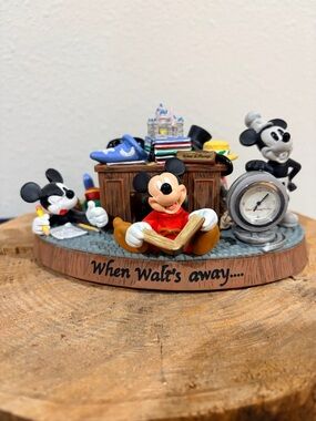 WALT DISNEY WORLD FL “When Walt’s Away....” CLOCK